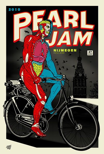 Pearl Jam posters - Eduardo Santillana