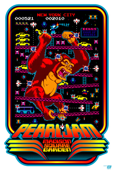 Pearl Jam posters - Eduardo Santillana